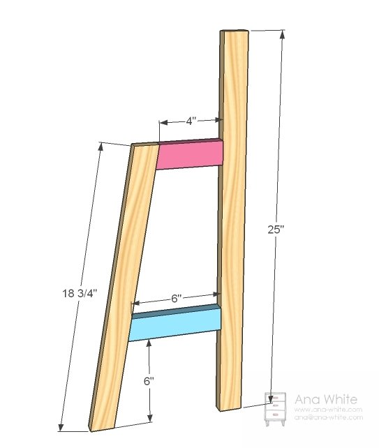 Doll High Chair — step 1