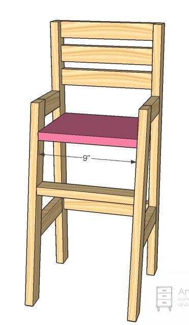 Doll High Chair — step 4