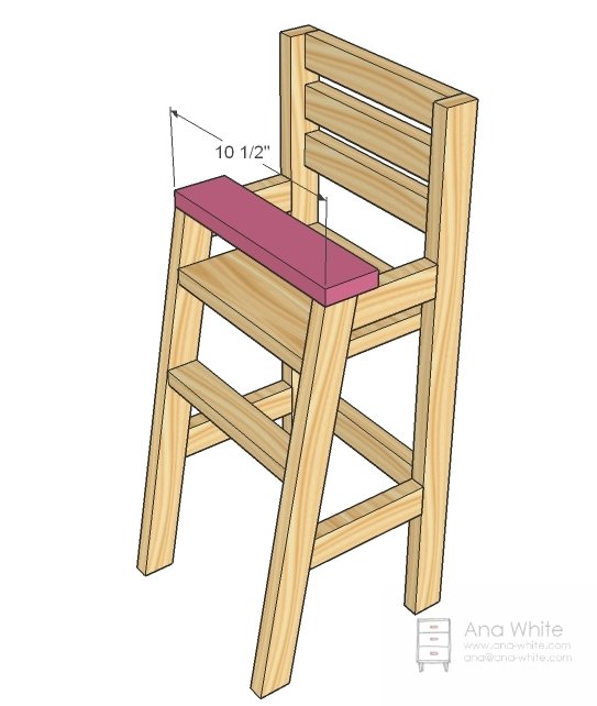 Doll High Chair — step 5