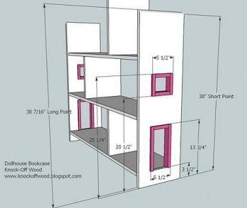 Dollhouse Bookcase — step 2