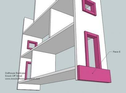Dollhouse Bookcase — step 5