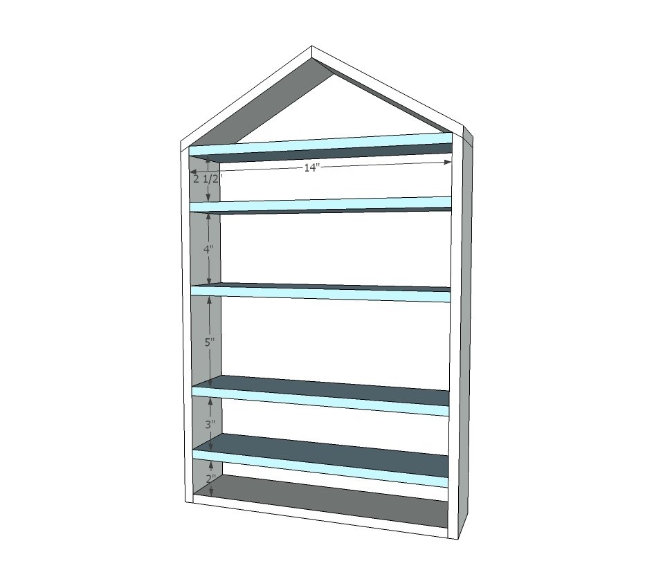 Dollhouse Wall Shelf — step 2
