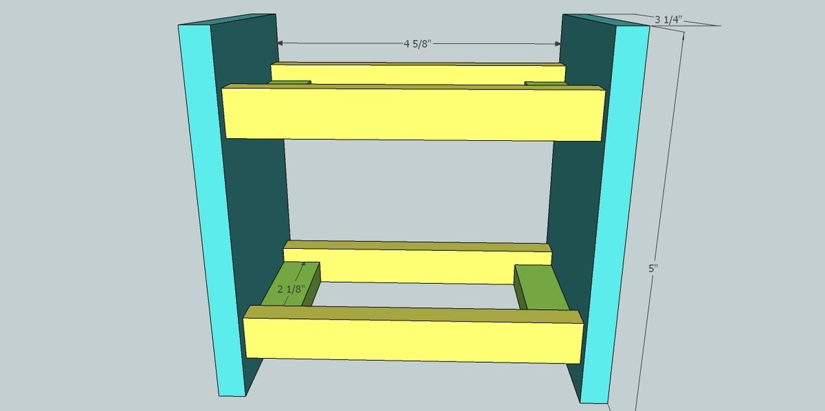 Dollhouse/Firestation Bunk bed — step 2