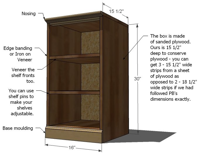 Doors for Open Base for the Basic Collection dimension diagram 1