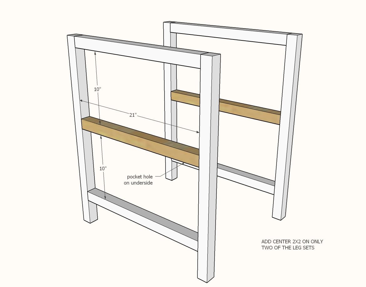 Double Desk — step 2
