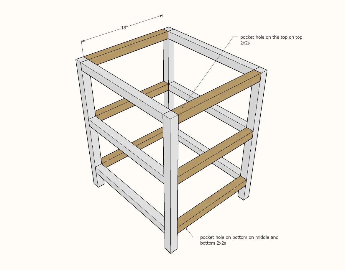 Double Desk — step 3