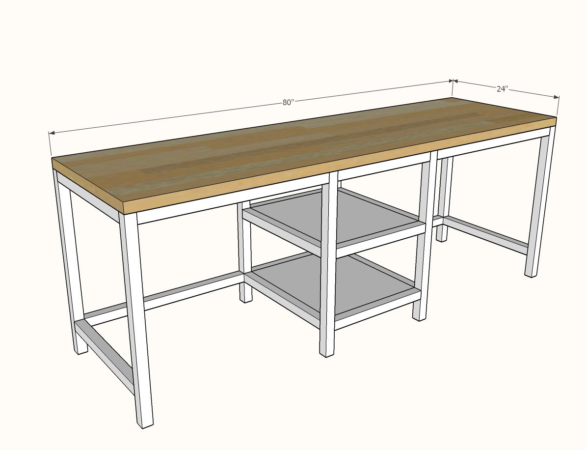 Double Desk — step 6