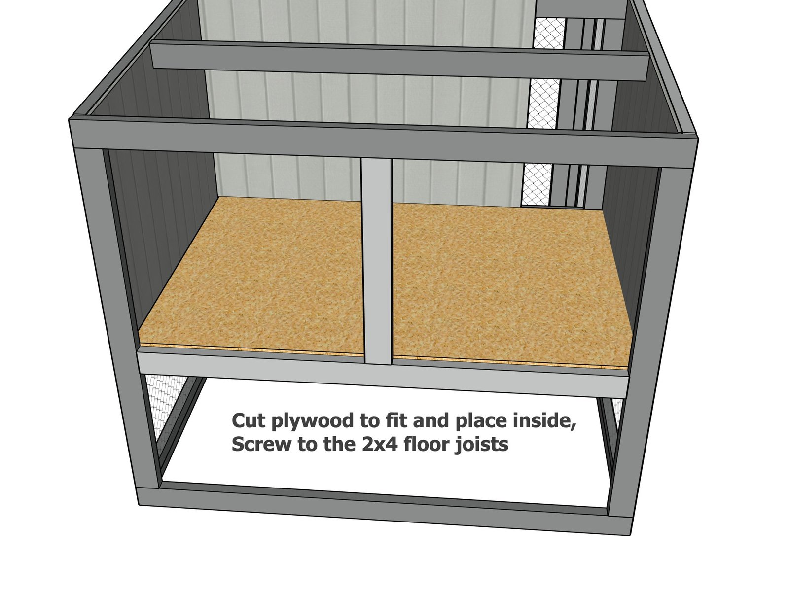 Double Wide Modern Chicken Coop — step 10