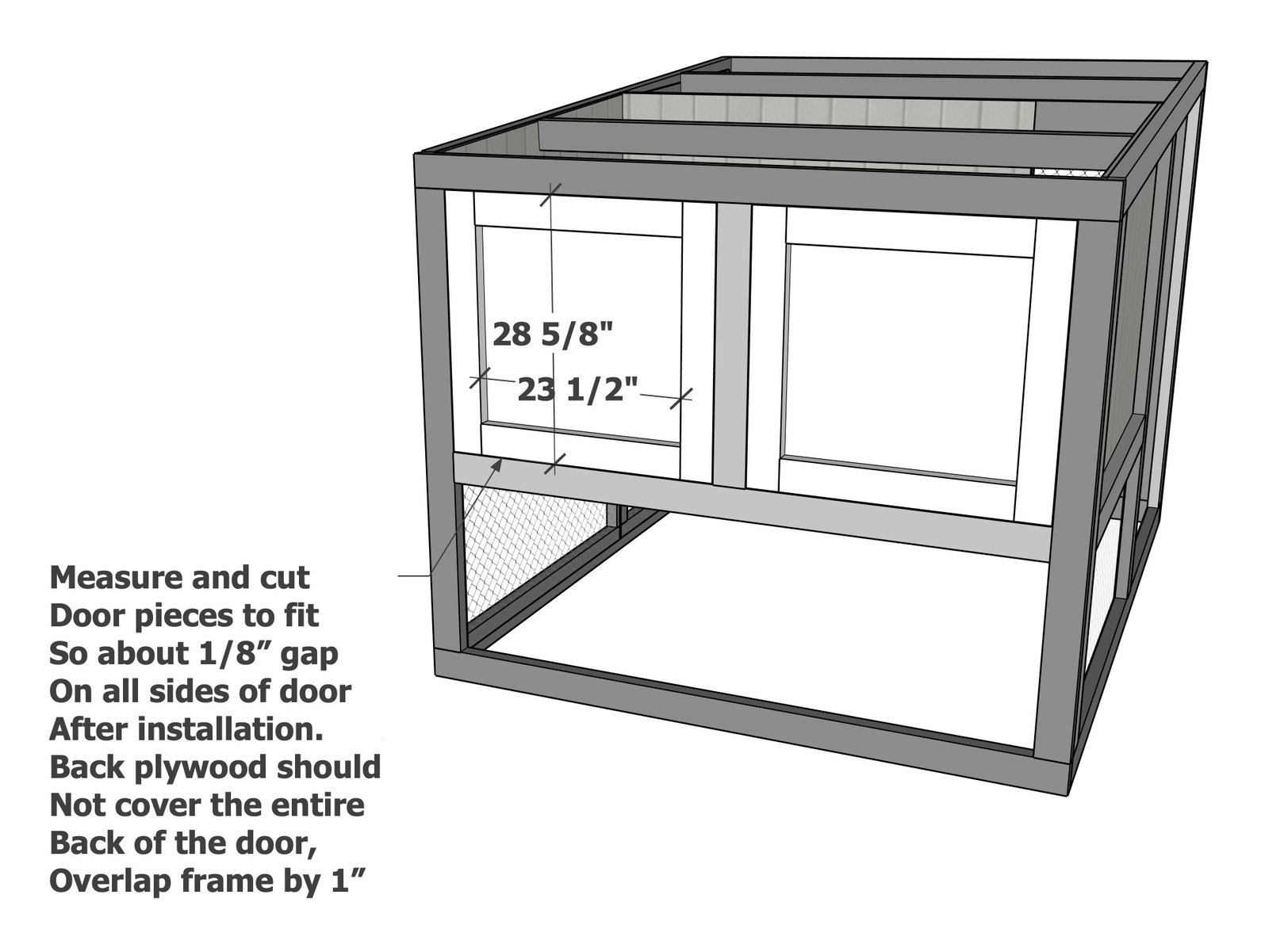 Double Wide Modern Chicken Coop — step 11