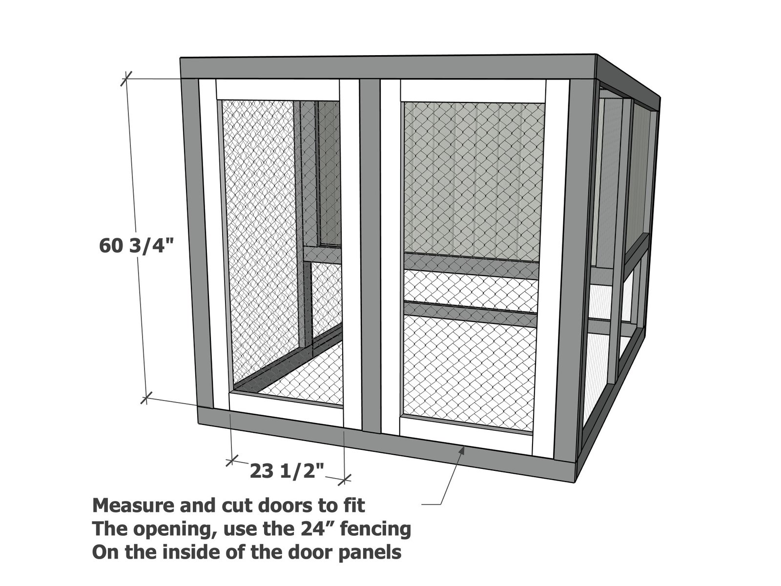 Double Wide Modern Chicken Coop — step 12