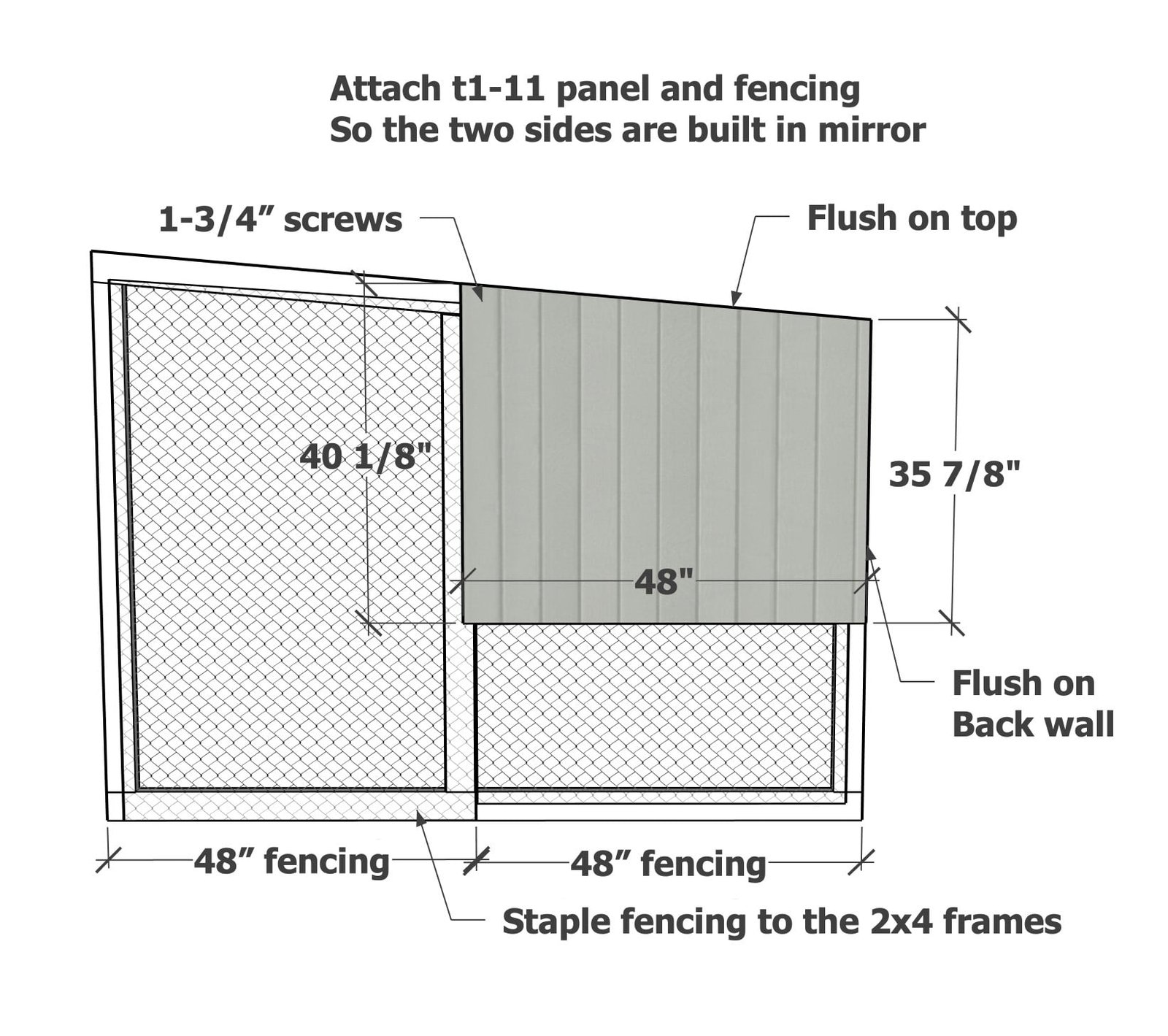 Double Wide Modern Chicken Coop — step 2