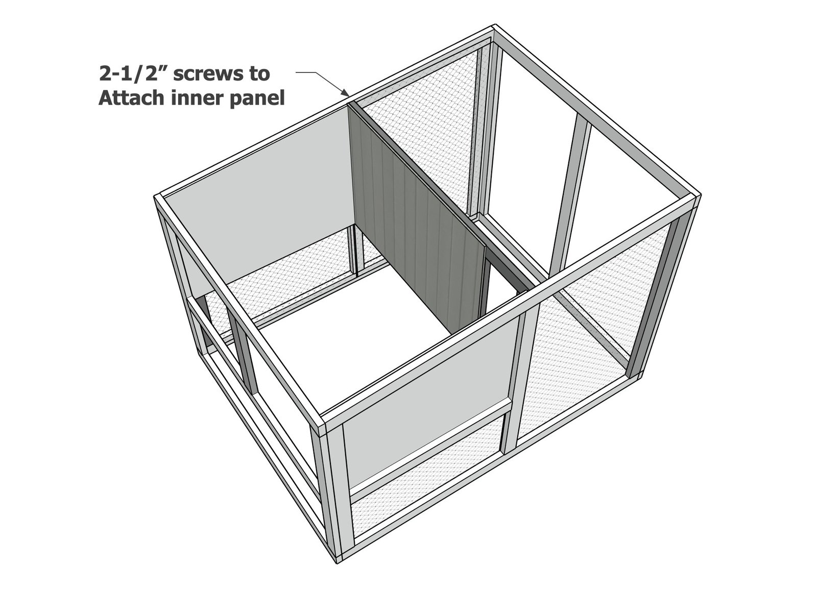 Double Wide Modern Chicken Coop — step 8