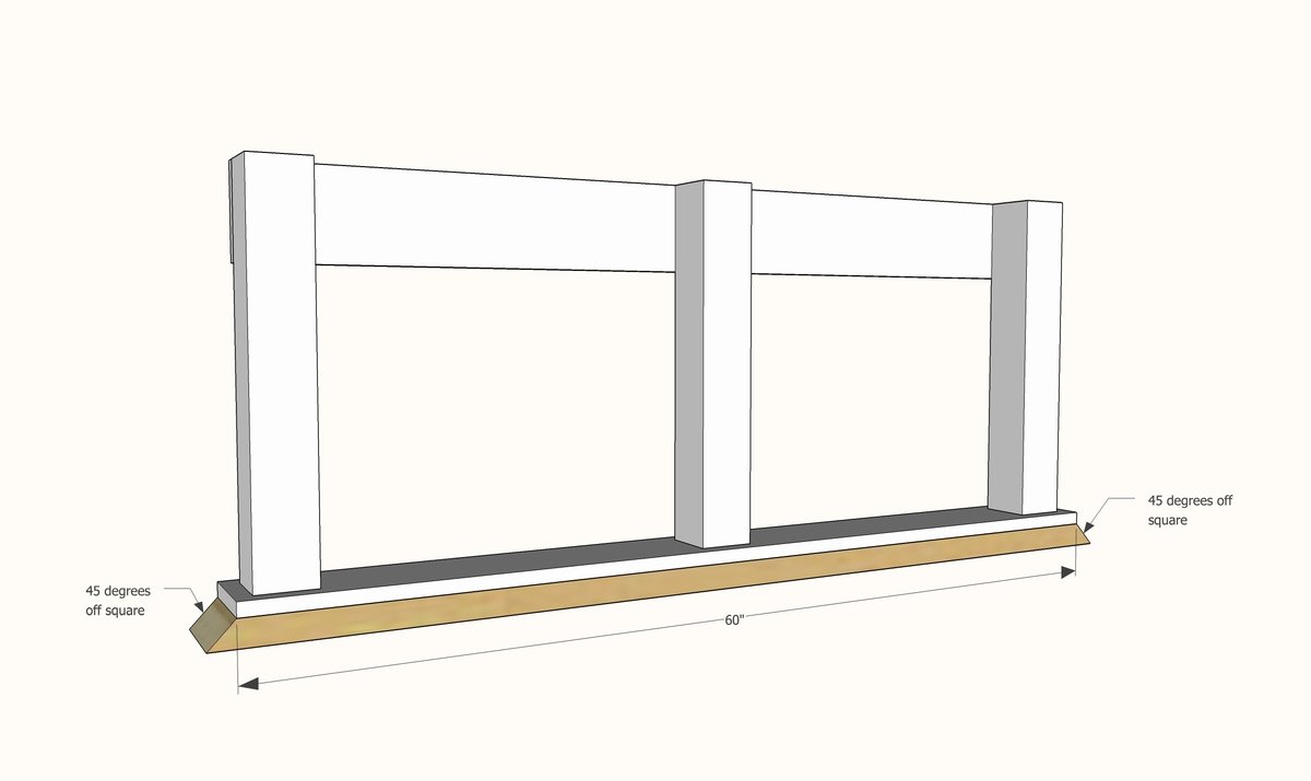 Double Wide Outdoor Table — step 2