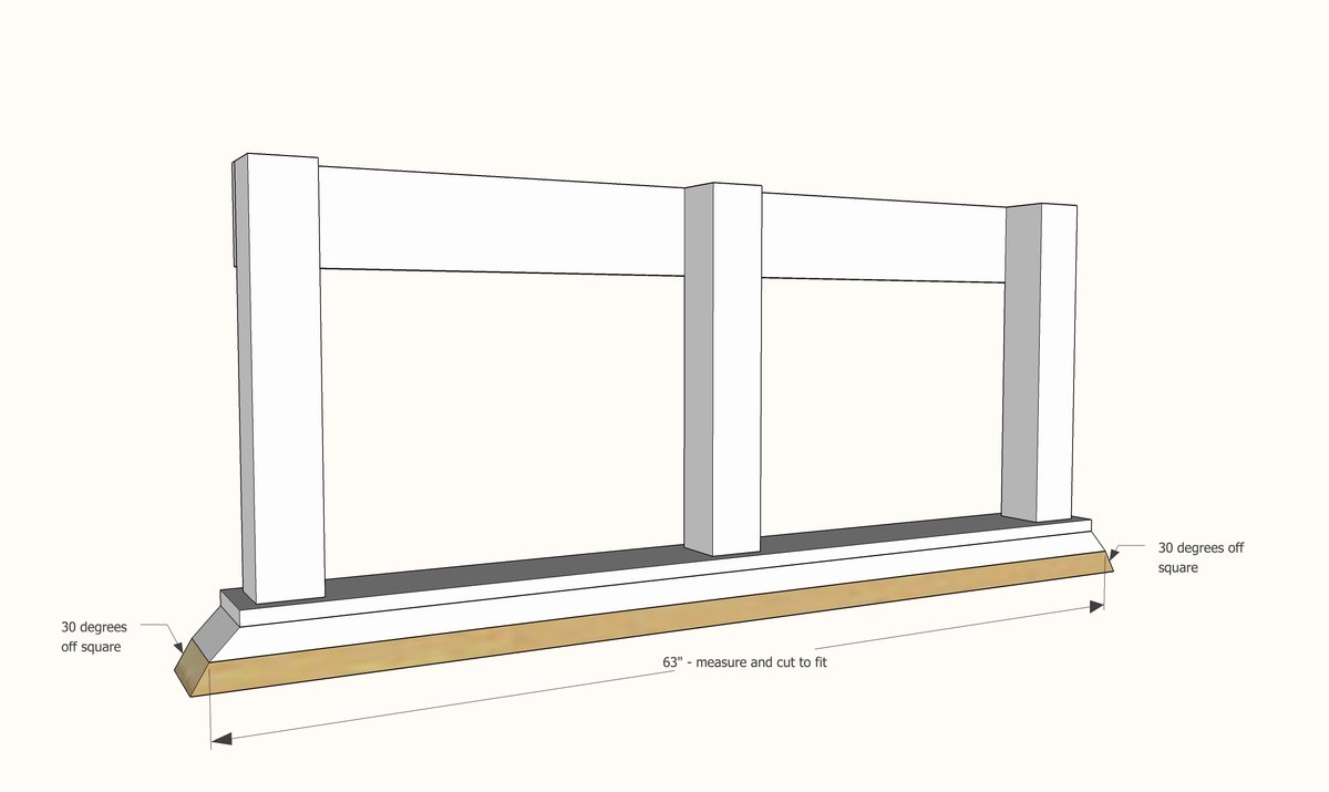 Double Wide Outdoor Table — step 3