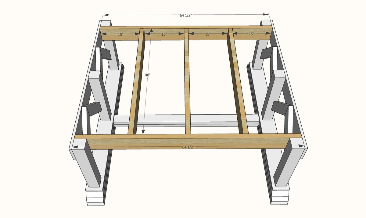 Double Wide Outdoor Table — step 7