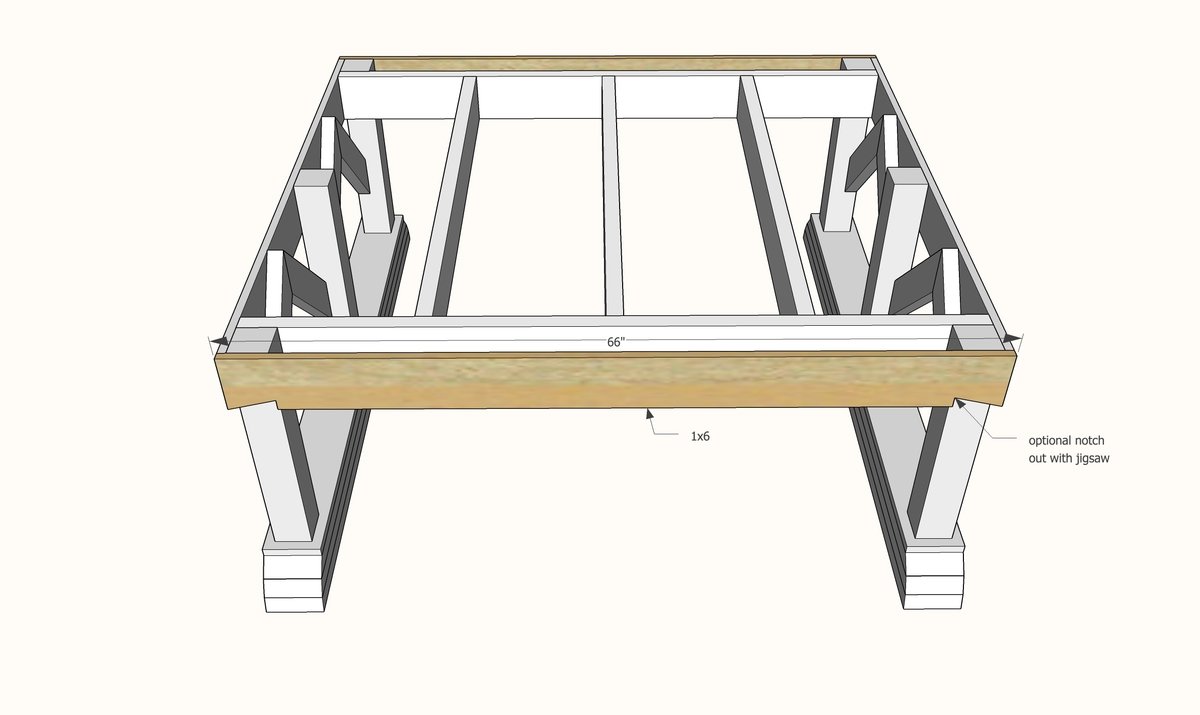 Double Wide Outdoor Table — step 8