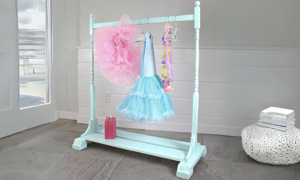 Dress Up Closet from Stair Spindles