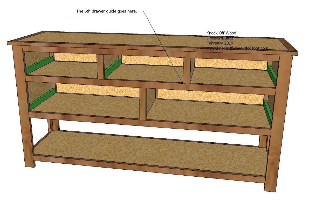 Dresser with Open Bottom Shelf — step 14