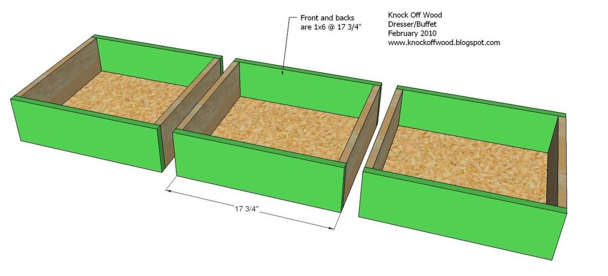Dresser with Open Bottom Shelf — step 16