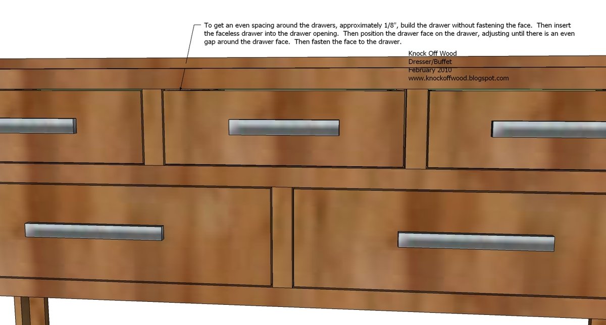 Dresser with Open Bottom Shelf — step 19