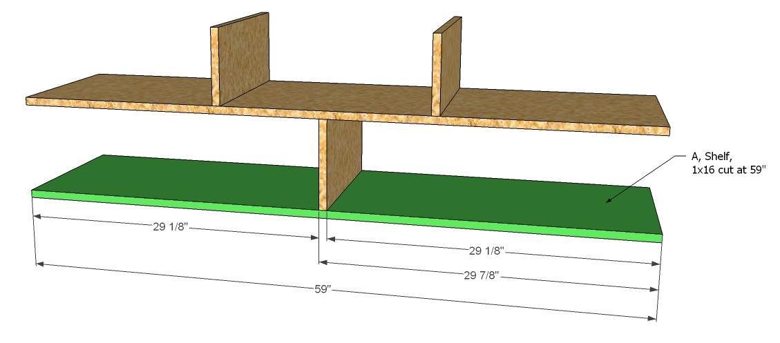 Dresser with Open Bottom Shelf — step 2