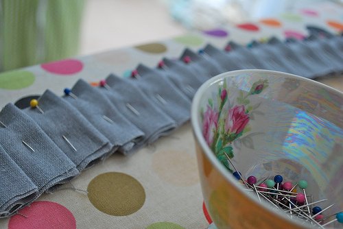 Drop Cloth Parson Chair Slipcovers — step 9