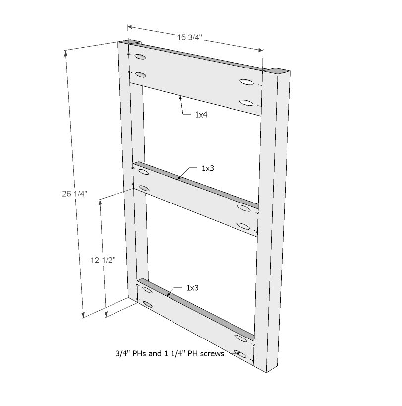 Drop Leaf Round Storage Table — step 1