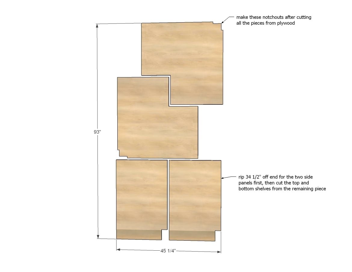 Easier 36" Corner Base Kitchen Cabinet — step 1