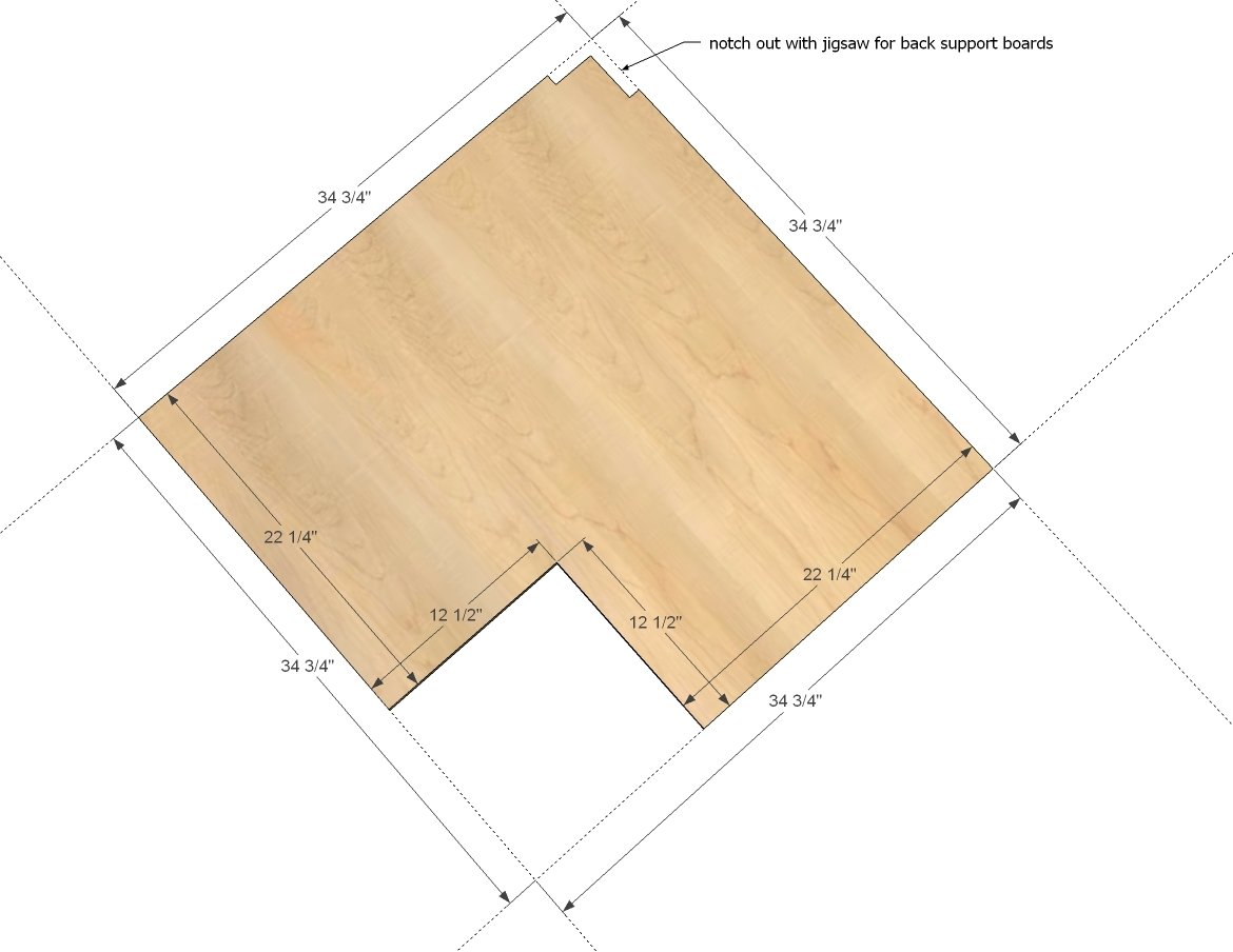 Easier 36" Corner Base Kitchen Cabinet — step 2