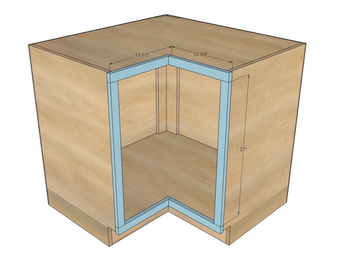 Easier 36" Corner Base Kitchen Cabinet — step 7