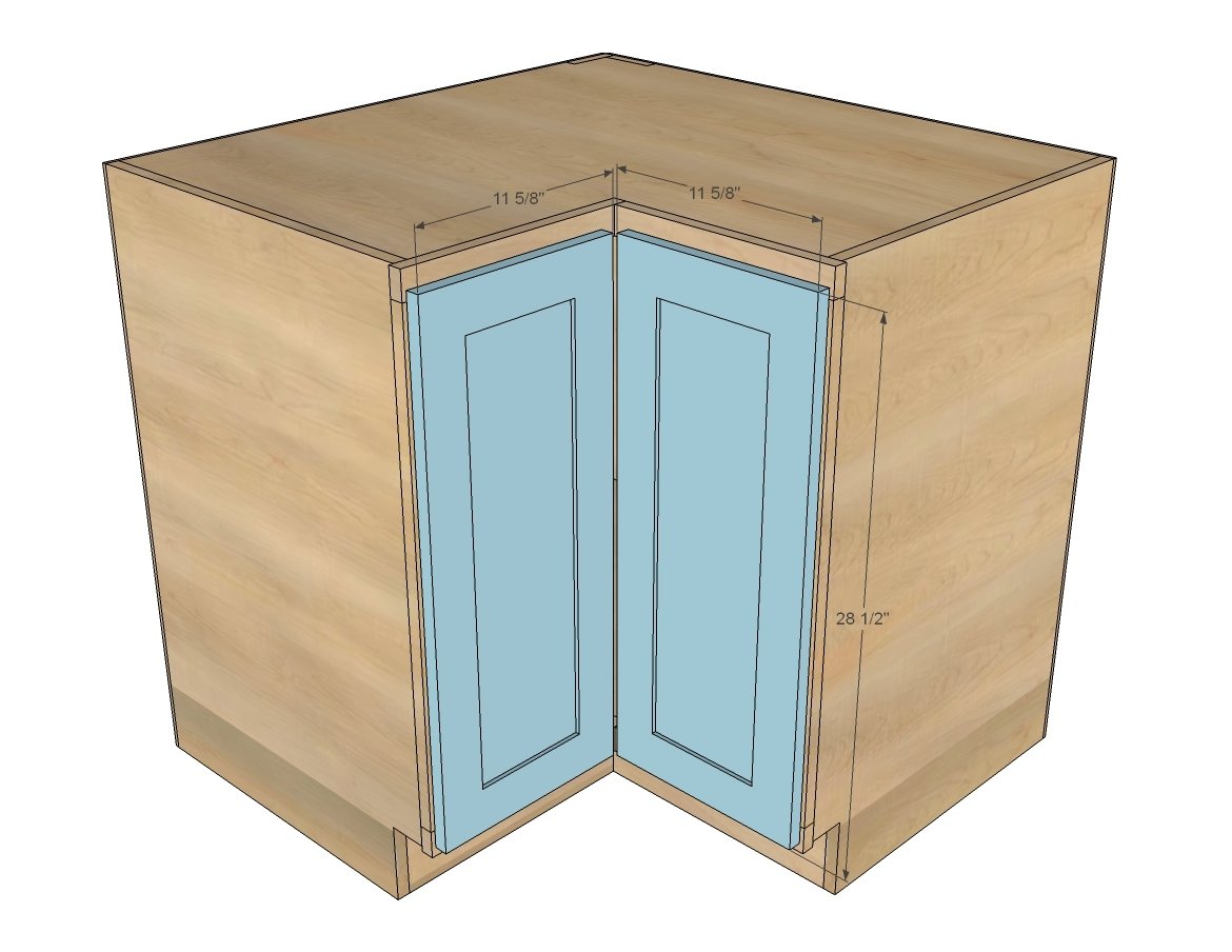Easier 36" Corner Base Kitchen Cabinet — step 8