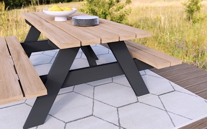 Easiest to Build Picnic Table Plans with Free PDF