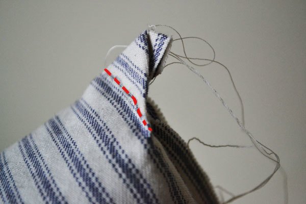 Easiest Parson Chair Slipcovers — step 3