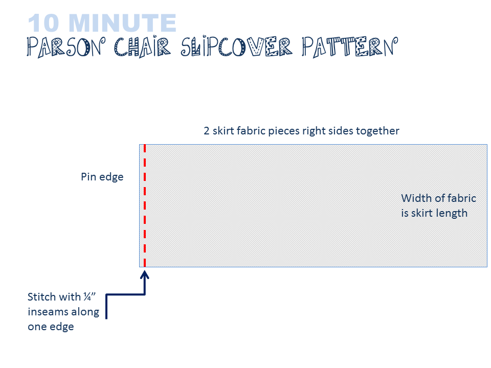 Easiest Parson Chair Slipcovers — step 4