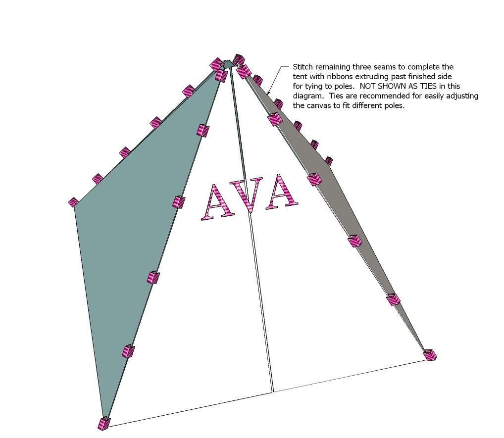 Easiest Play TeePee Tutorial — step 4