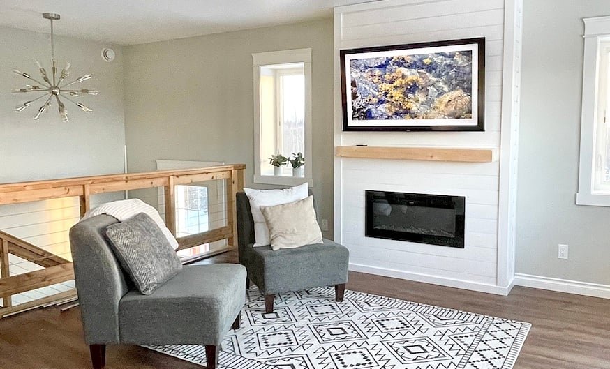 Easiest Shiplap Fireplace Tutorial and Video