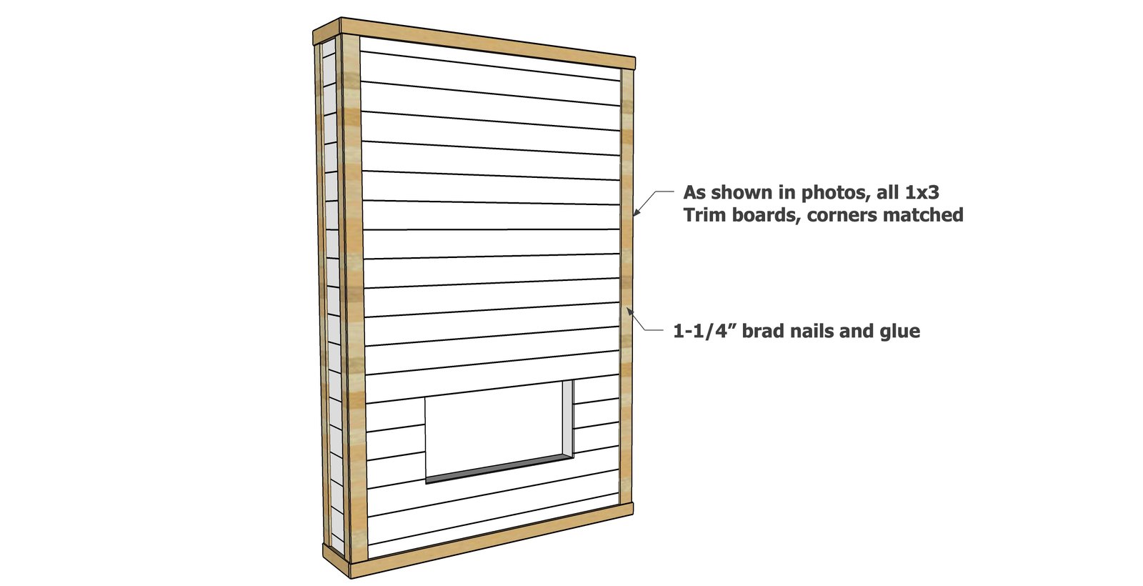 Easiest Shiplap Fireplace Tutorial and Video — step 5