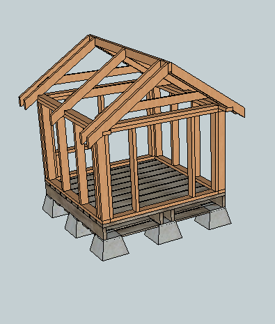 East Fork Free Doghouse (or Playhouse or Storage Shed) Plans (Kind of)... — step 5