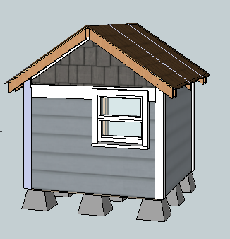 East Fork Free Doghouse (or Playhouse or Storage Shed) Plans (Kind of)... — step 8