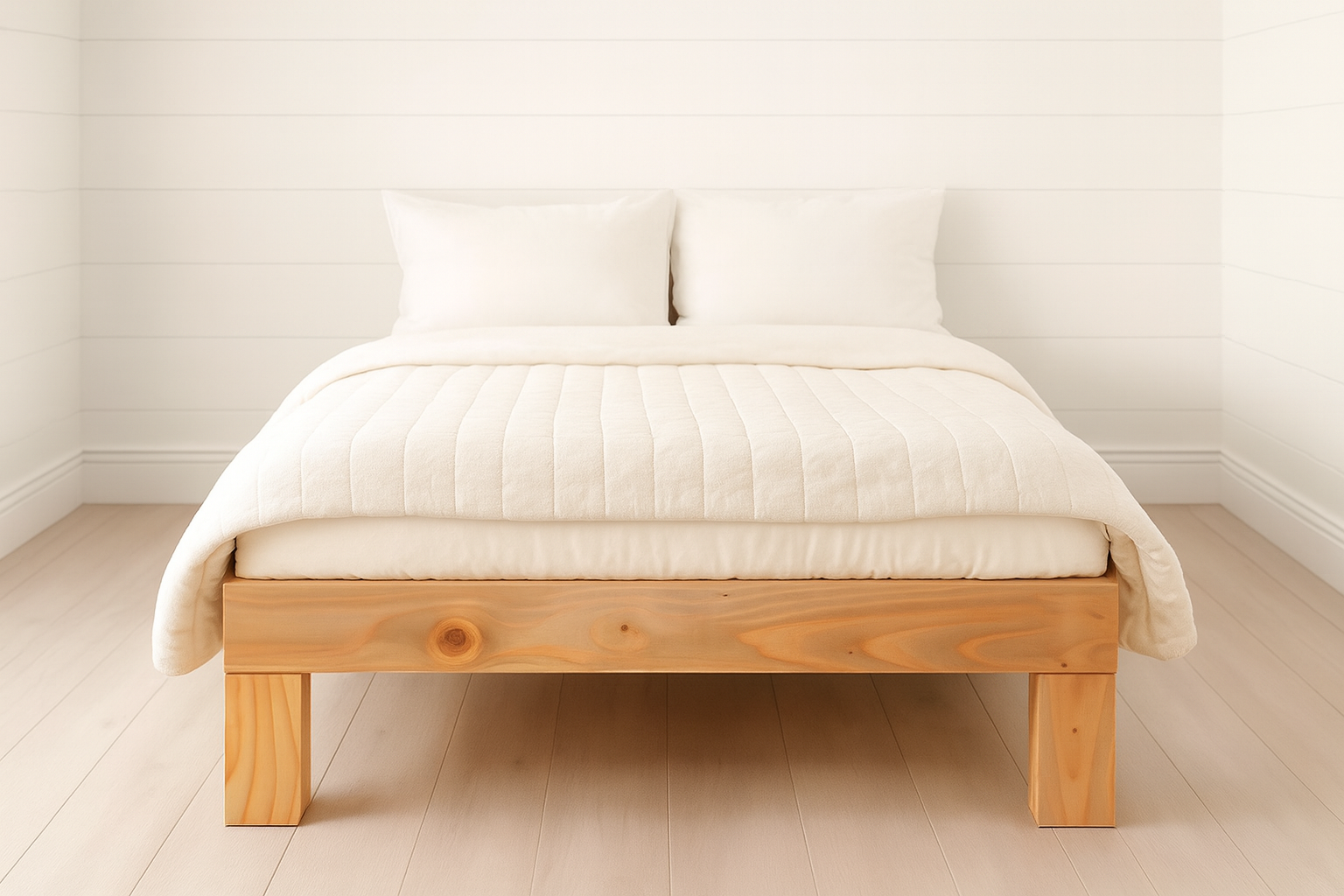 Easy 2-Tool Platform Bed Frame ( for All Sizes)