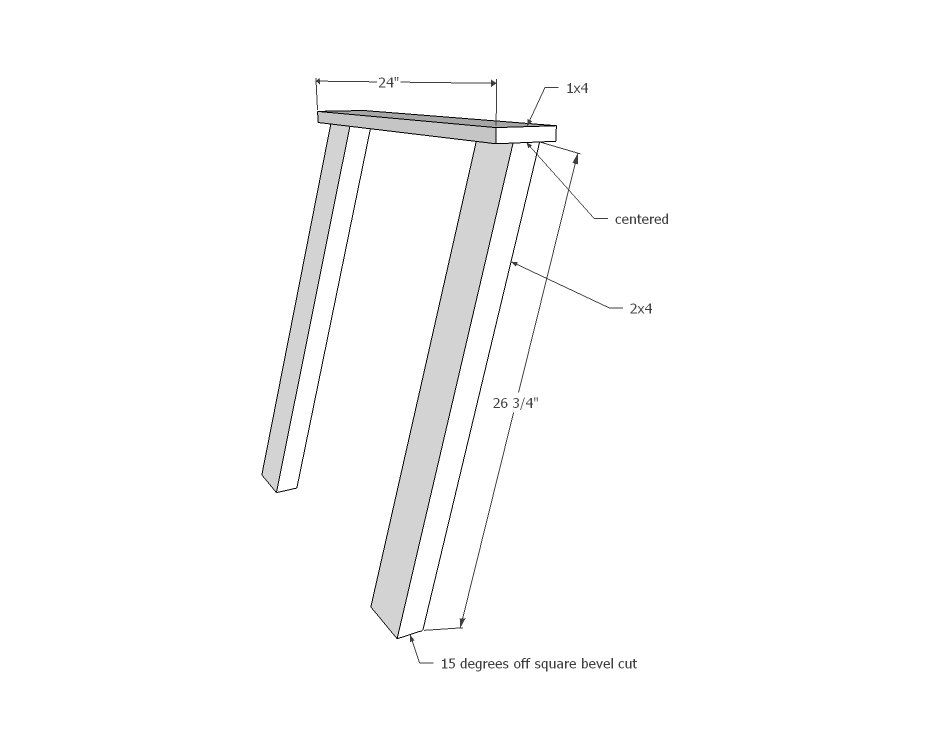 Easy 2x4 Base — step 1