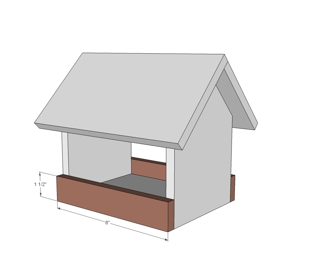 Easy $5 Cedar Bird Feeder — step 4