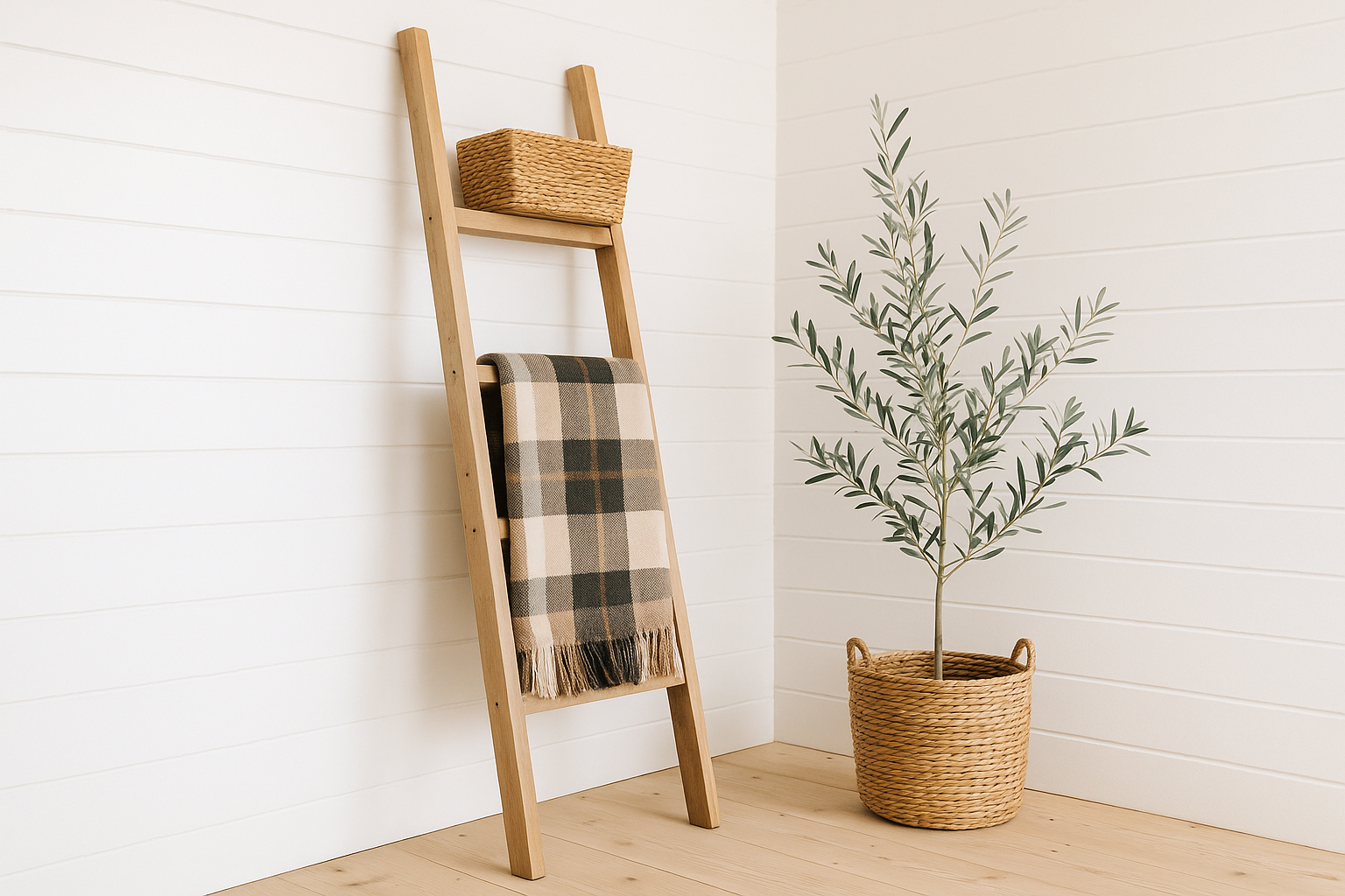EASY Blanket Ladder from 2x4 Lumber!