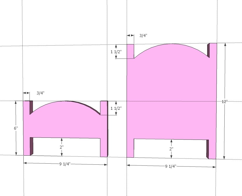 Easy Build American Girl Doll Bed — step 1