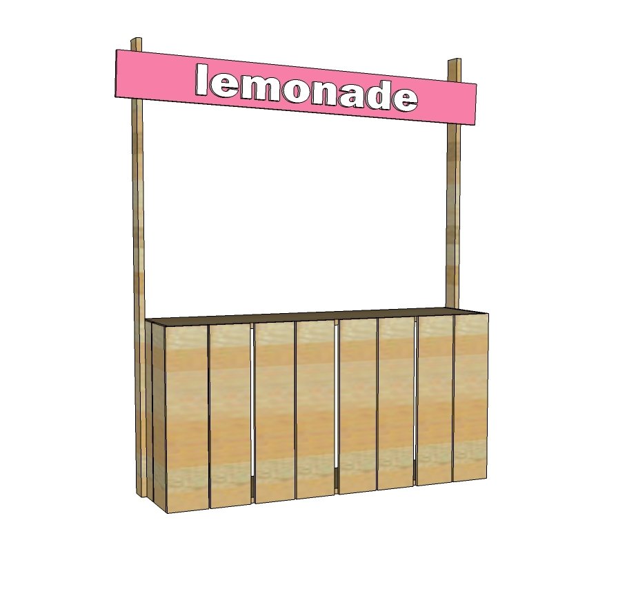 EASY BUILD Lemonade Stand — step 4
