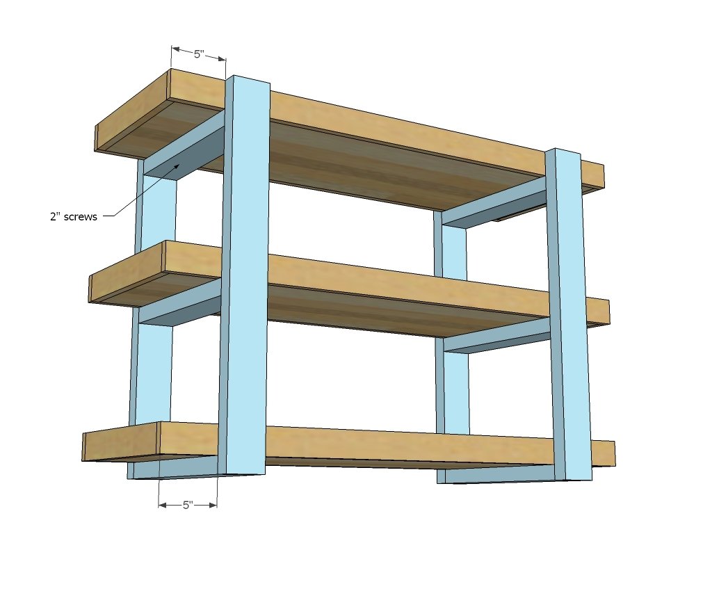 Easy to Build Rolling Storage Cart — step 4