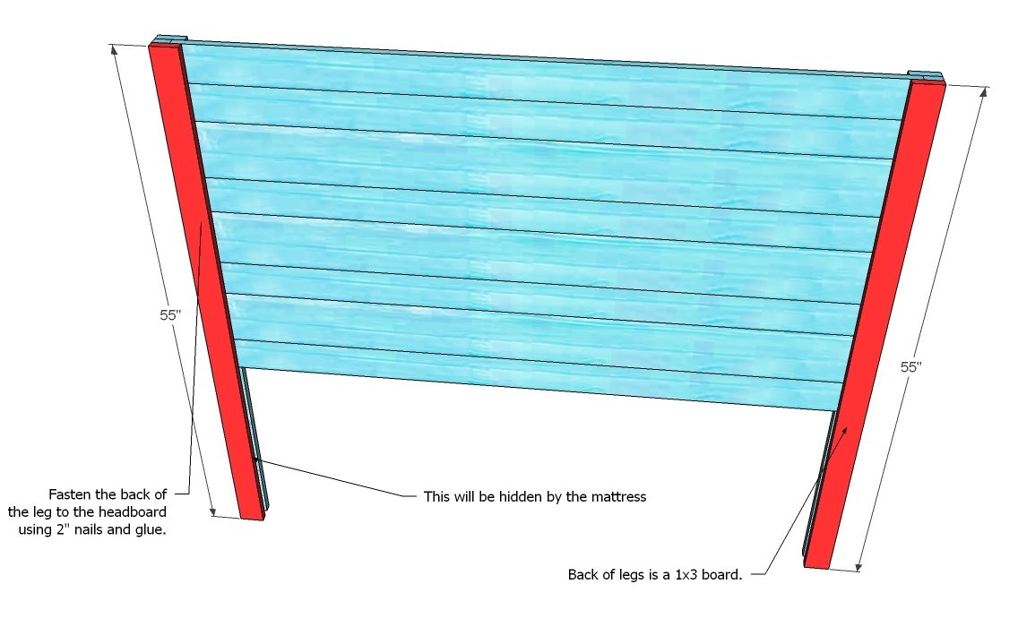 Easy Build Wood Headboard (All Mattress Sizes) — step 3