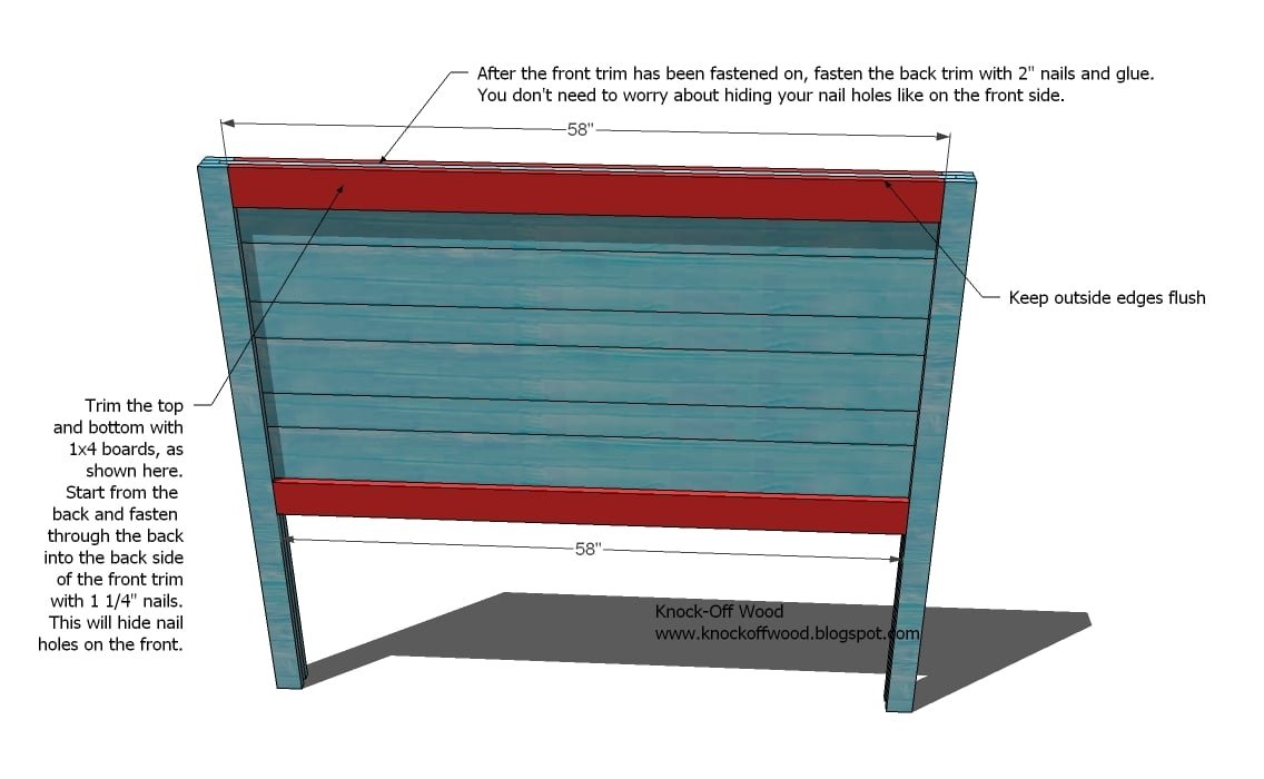 Easy Build Wood Headboard (All Mattress Sizes) — step 4