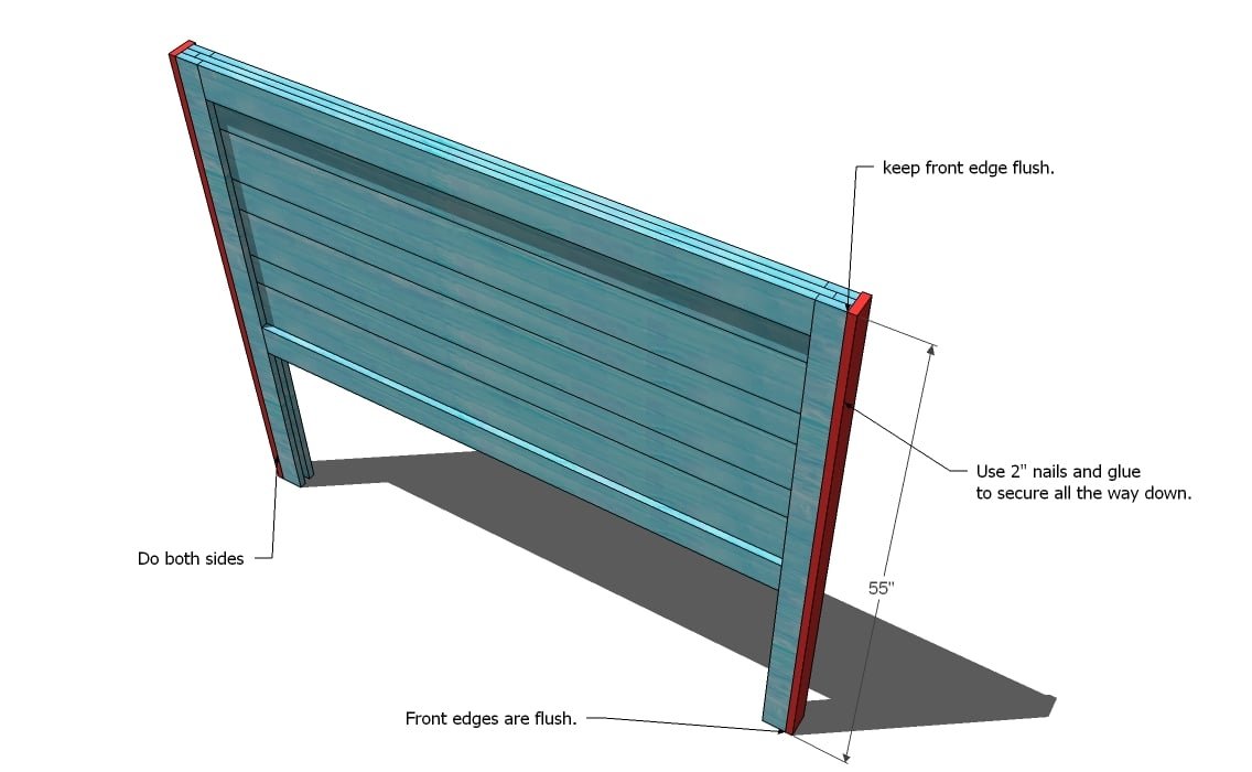 Easy Build Wood Headboard (All Mattress Sizes) — step 5