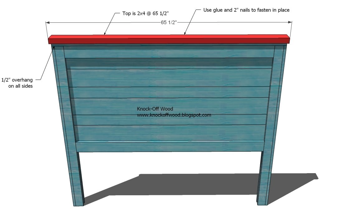 Easy Build Wood Headboard (All Mattress Sizes) — step 7